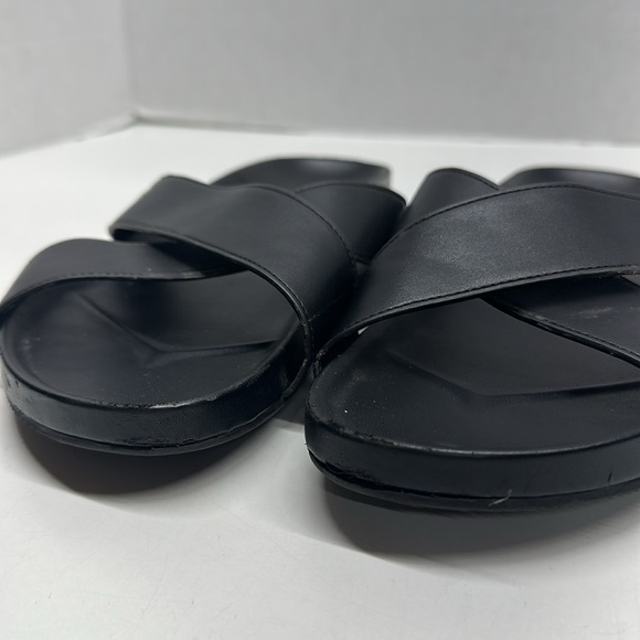 Birdies The Robin Sandals Strappy Open Toe Slip On Shoes Vegan Black Size 10 - Picture 10 of 10